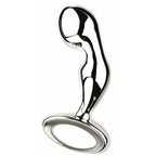 Njoy-Pure-Fun-Plug-Stainless-Steel-PSpot-Butt-Plug|Side View|"ergonomic design-side view"