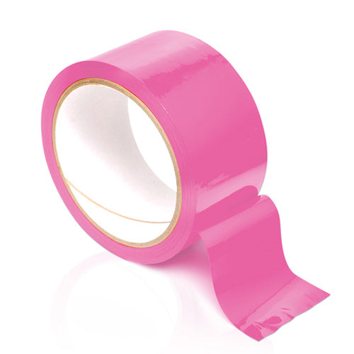 Bondage Tape Pink Gloss|Front View|"pink bondage tape - front view"