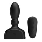 Inflatable-Butt-Plug-With-Pump|Side View|"adjustable silicone design-side view"