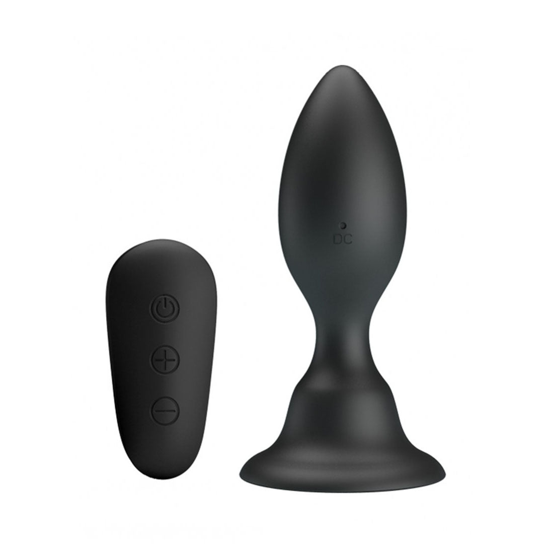 Mr-Play-Vibrating-Anal-Plug|Front View|"premium pleasure device-front view"