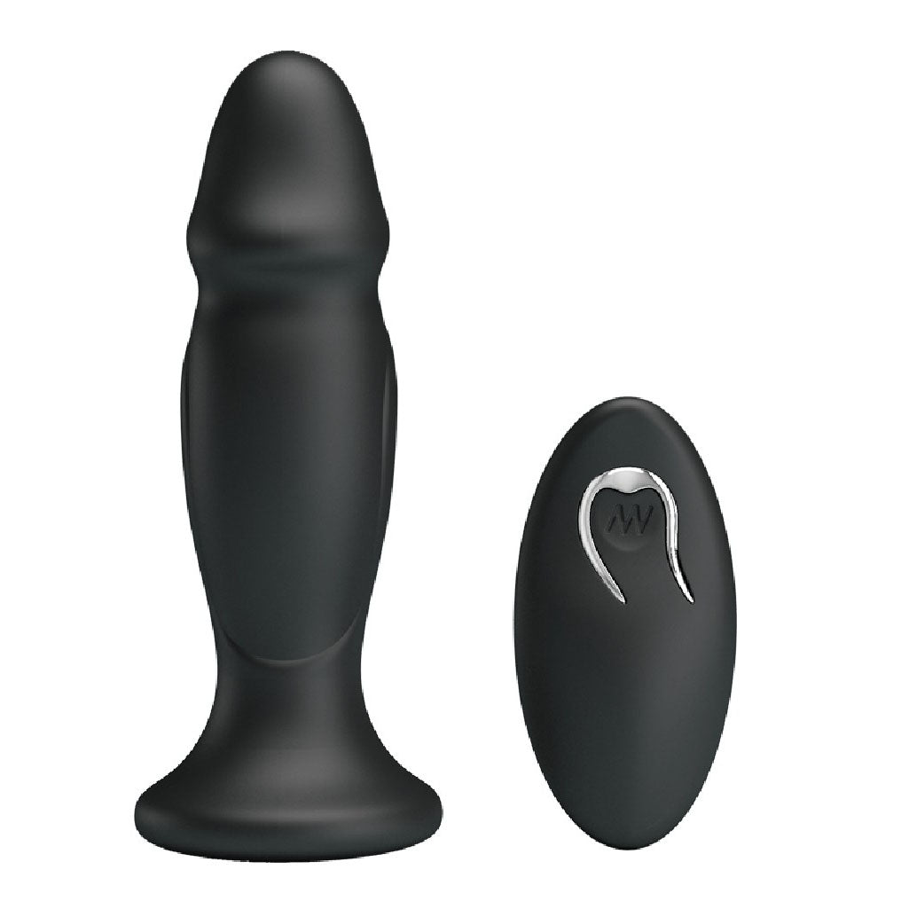 Mr-Play-Powerful-Vibrating-Anal-Plug|Front View|"powerful pleasure device-front view"