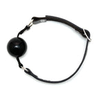 Silicone Ball Gag|Side View|"adjustable silicone ball gag straps-side view adult toys direct"|