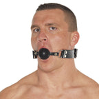 Silicone Ball Gag|Detail View|"premium silicone ball detail-detail view adult toys direct"|