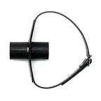 Leather Gag With Urine Tube|Side View|"tube details-side view"|