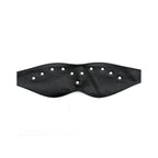 Leather Blindfold Mask|Side View|"mask detail-side view adult toys direct"|