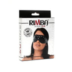 Leather Blindfold Mask|Detail View|"mask features-detail view adult toys direct"|