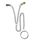 Nipple Clamps With Scrotum Ring|Side View|"ring details-side view"|