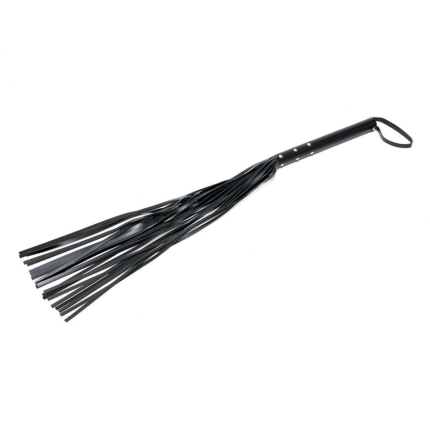 Leather Whip 38 Inches|Side View|"whip details-side view"|
