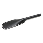 Large Leather Paddle|Side View|"paddle detail-side view adult toys direct"|