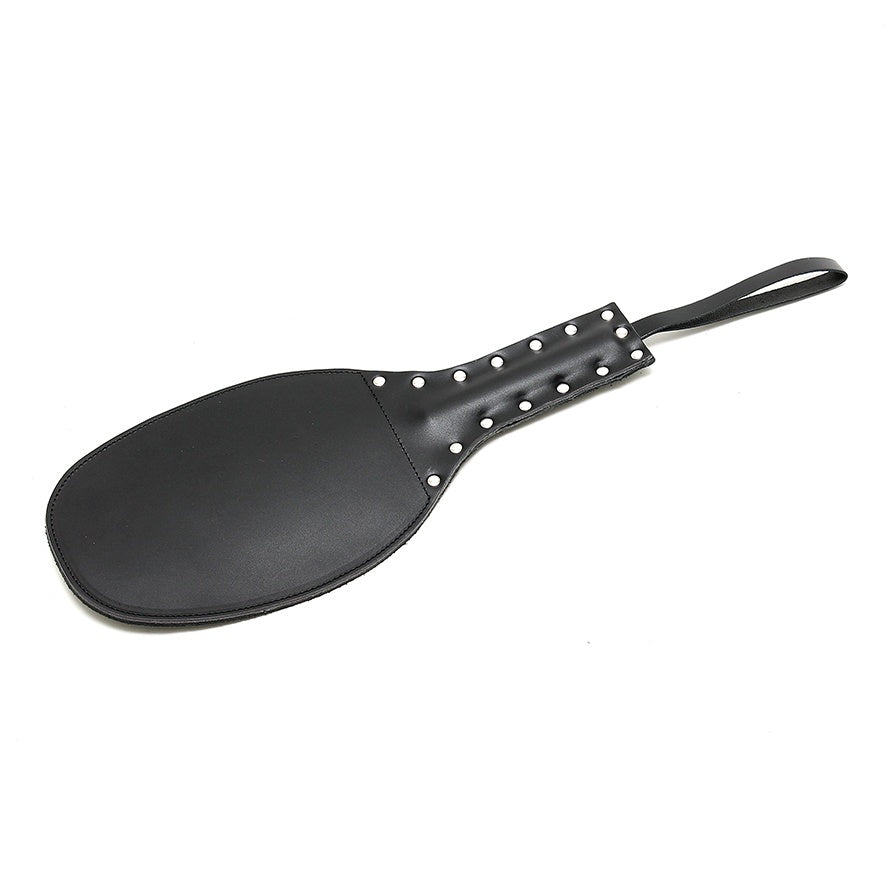 Round Oval Paddle|Side View|"paddle detail-side view adult toys direct"|