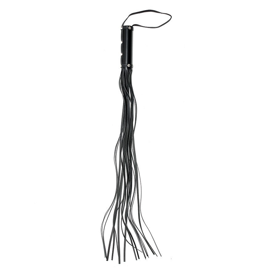 Leather Whip 30 Inches|Front View|"leather whip-front view"|