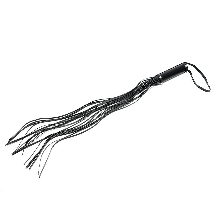 Leather Whip 30 Inches|Side View|"whip details-side view"|