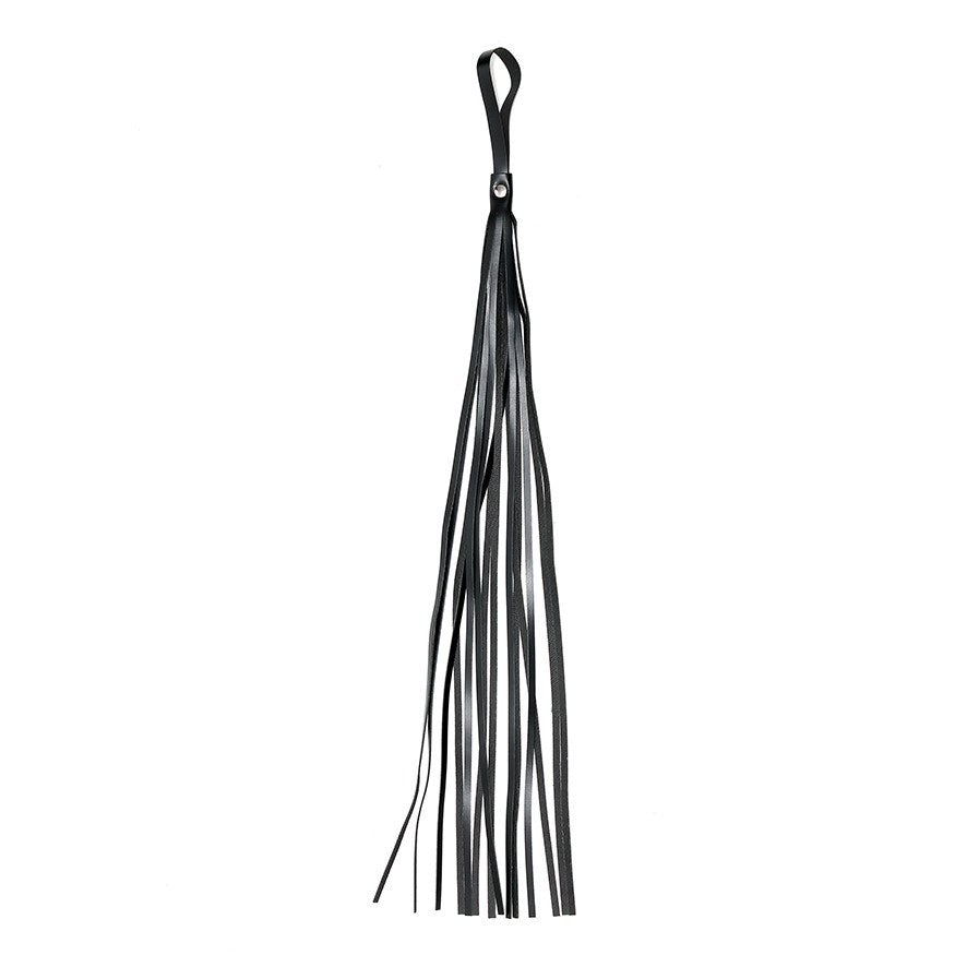 Leather Floppy Whip|Side View|"whip details-side view"|