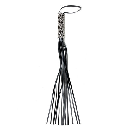 Leather and Chain Whip|Front View|"hybrid whip-front view"|