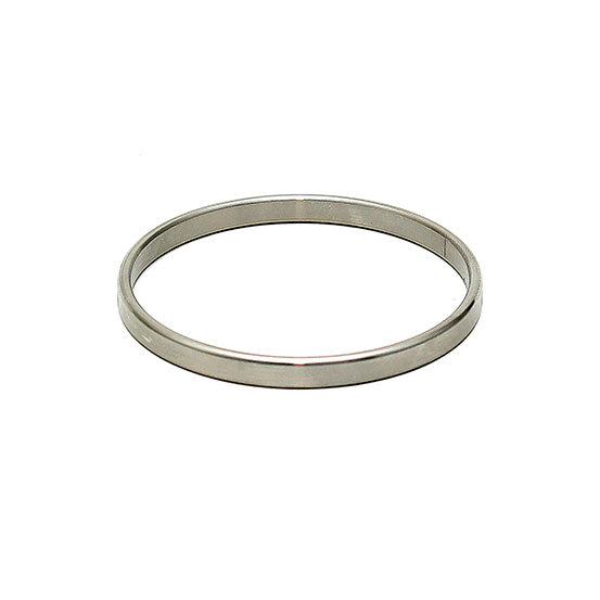 Thin Metal 0.4cm Wide Cock Ring|Front View|"metal ring-front view"|