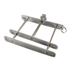 Metal Penis And Ball Crusher|Front View|"metal ball crusher adjustable pressure-front view adult toys direct"|