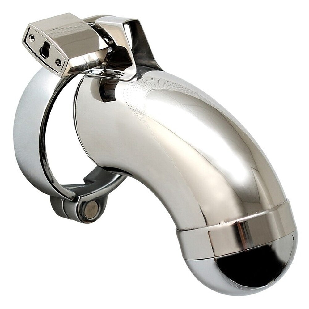 Houdini Deluxe Chastity Device|Front View|"deluxe cage system-front view adult toys direct"|