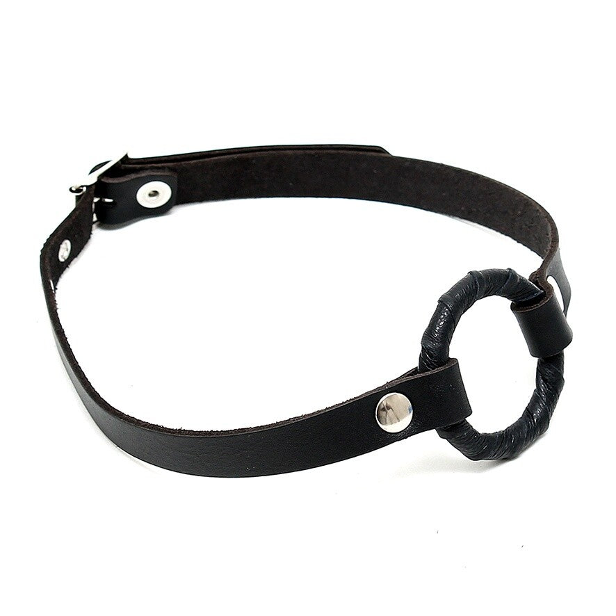 Gag With O Ring|Front View|"ring gag-front view"|