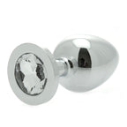 Jewelled Crystal Butt Plug|Front View|"crystal anal plug-front view"|