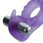 Wireless Rockin Rabbit Vibrating Cock Ring|Back View|"quality build - back view"