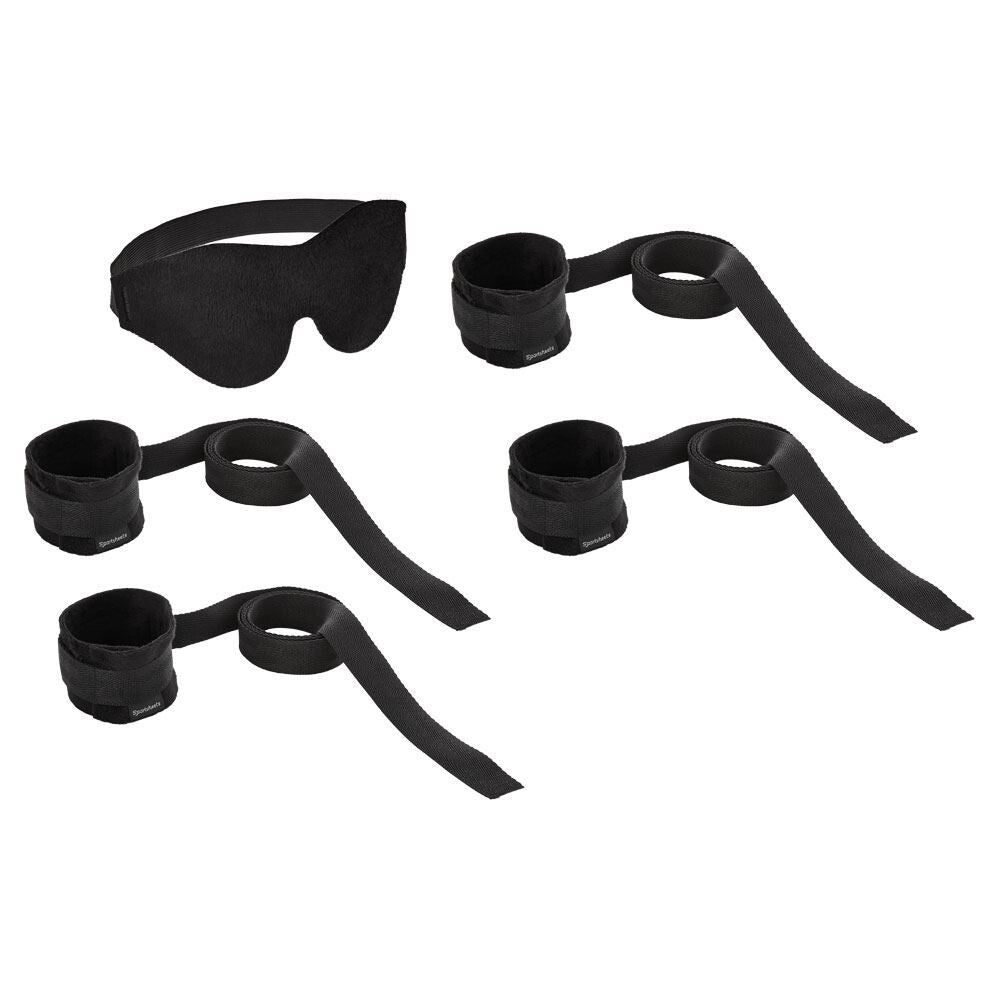 SportSheets Beginners Bondage Fantasy|Front View|"starter bondage kit complete-front view adult toys direct"|